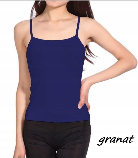 TOP RAMIĄCZKA KOSZULKA BOKSERKA BAWEŁNA IDEAL Rozmiar 38