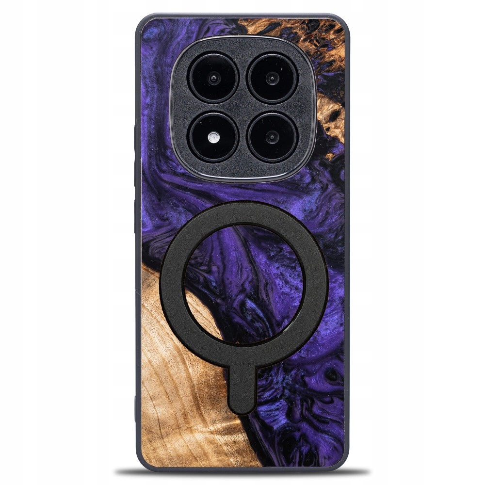 Pouzdro Bewood Unique pro Xiaomi Redmi Note 14 Pro Plus 5G Violet s MagSafe