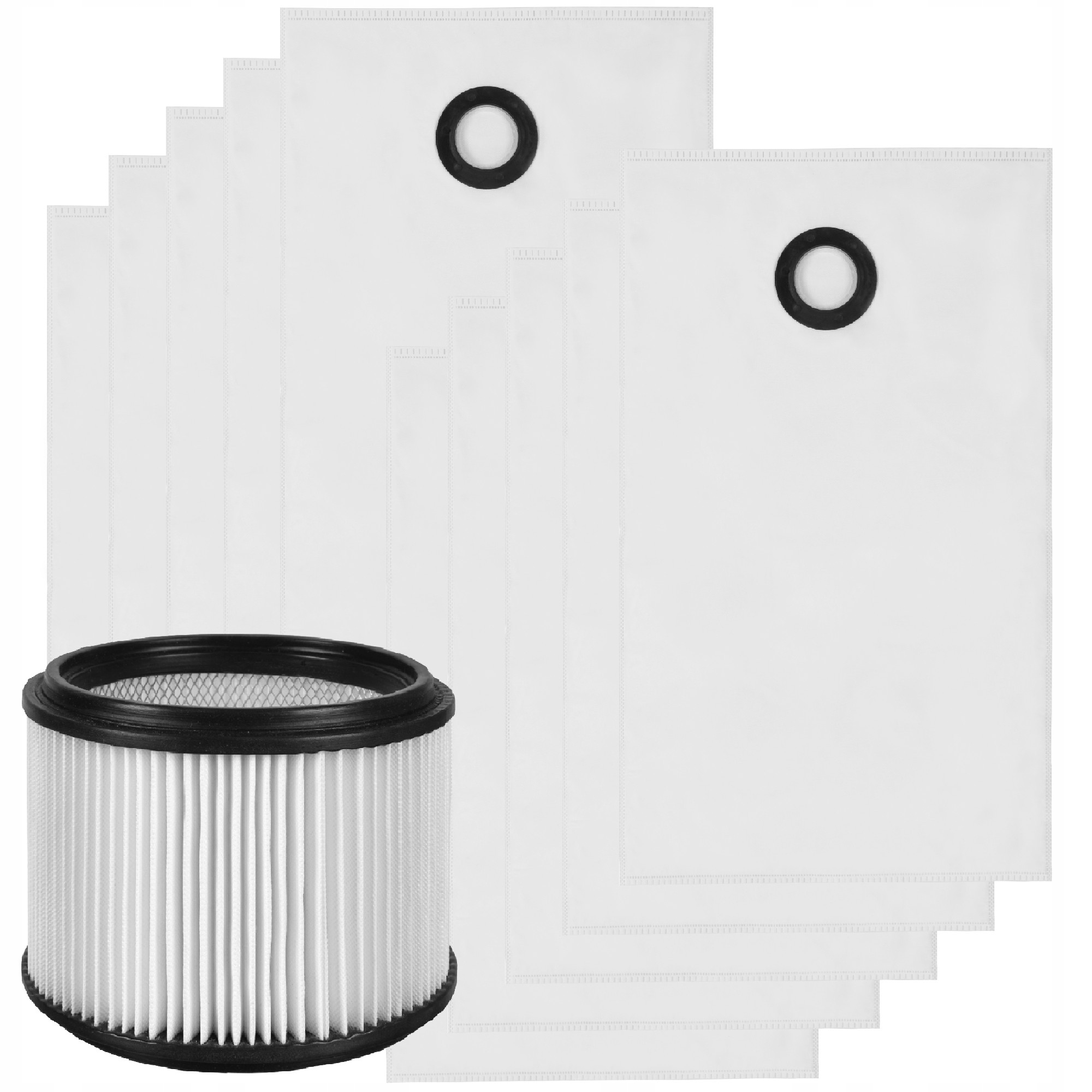 10 x syntetické sáčky vzduchový filtr pro vysavače Makita 440 448