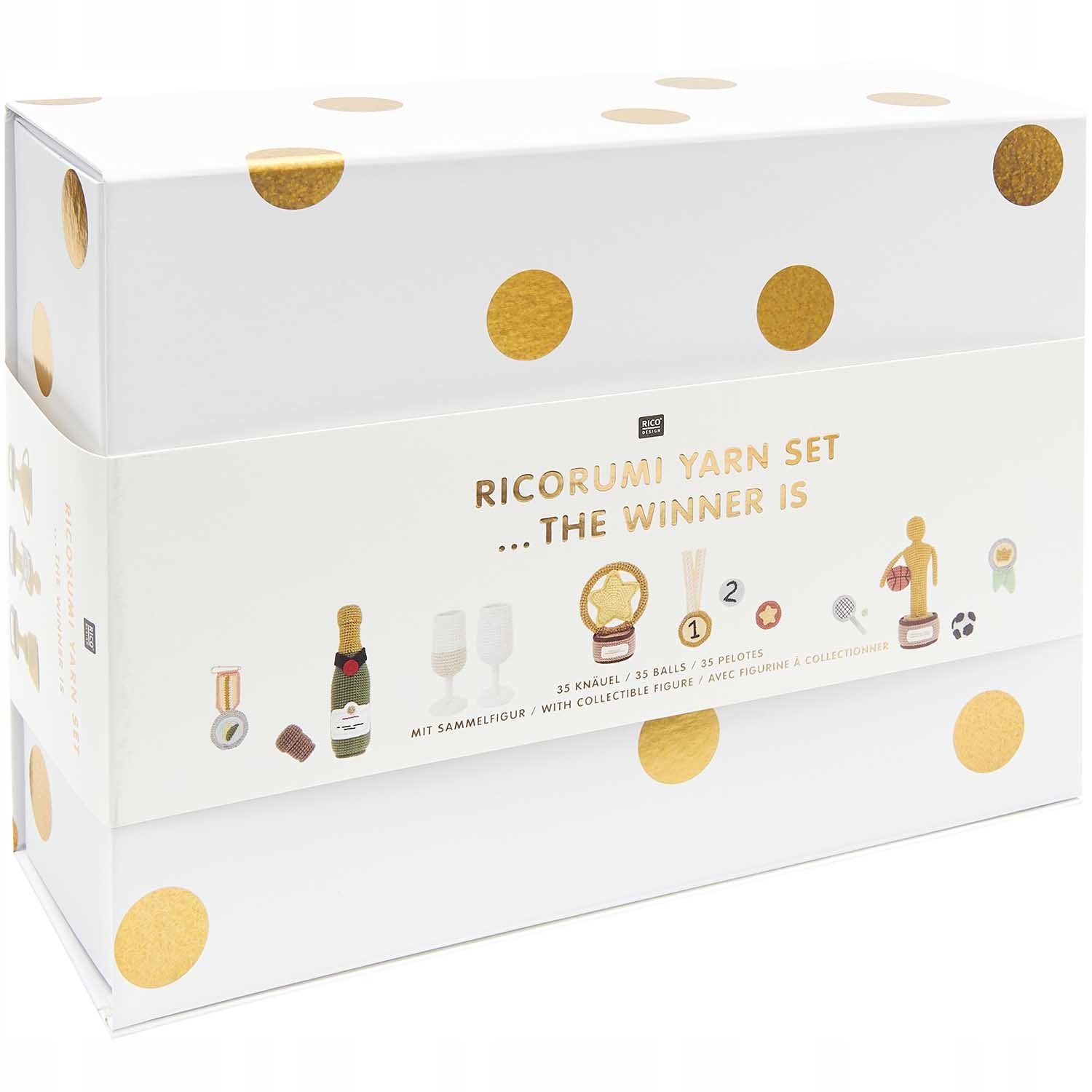 Sada přízí Ricorumi The Winner Is Rico Design 35 ks