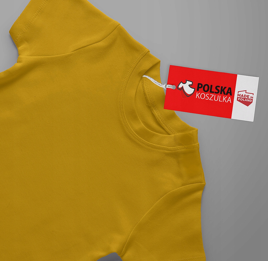 NAJLEPSZA KOSZULKA ZOLTA 3XL SUPER JAKOŚĆ Wzór dominujący bez wzoru