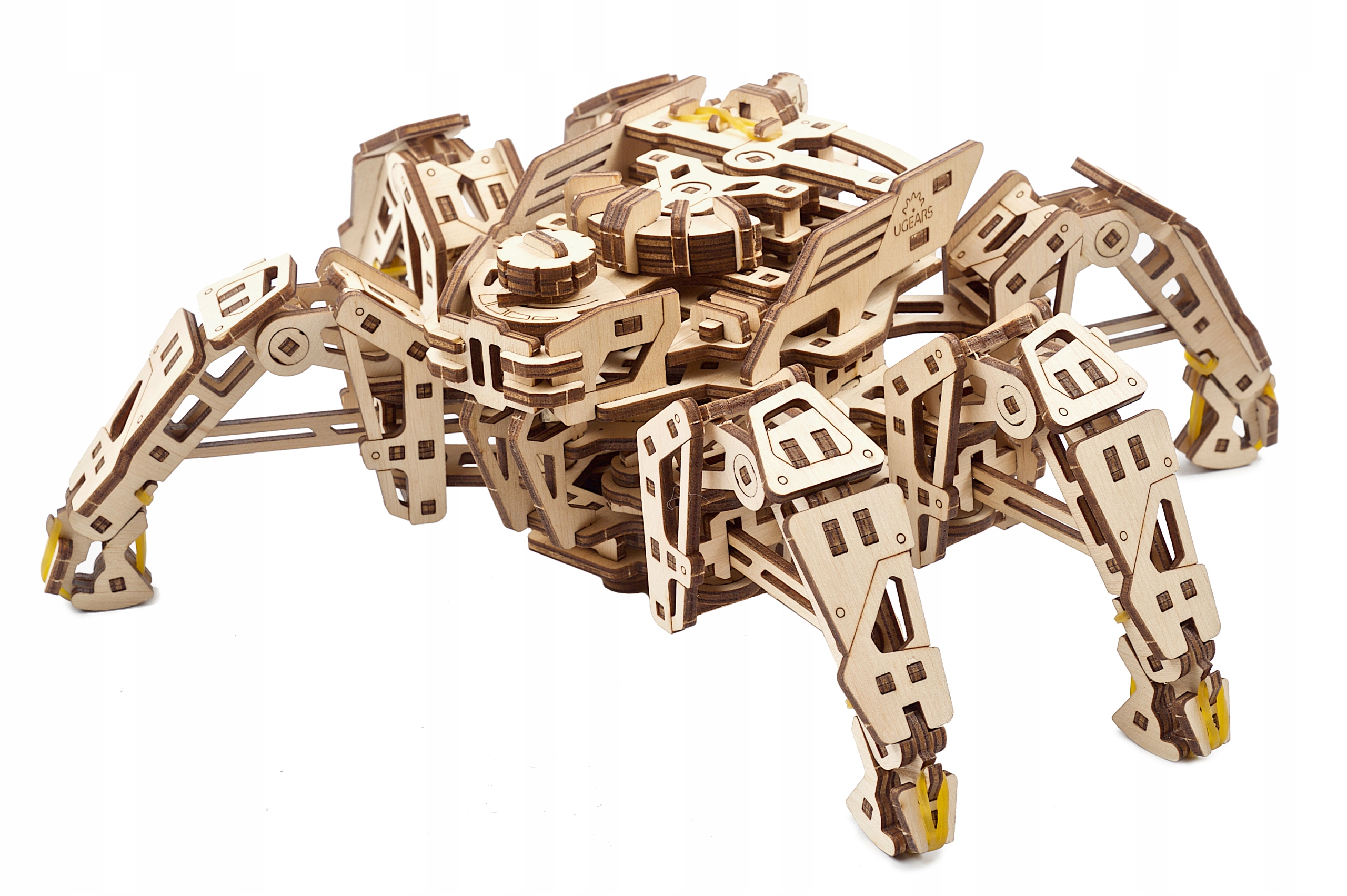 

Piękne Puzzle 3D Drewniane Hexapod Odkrywca uGEARS