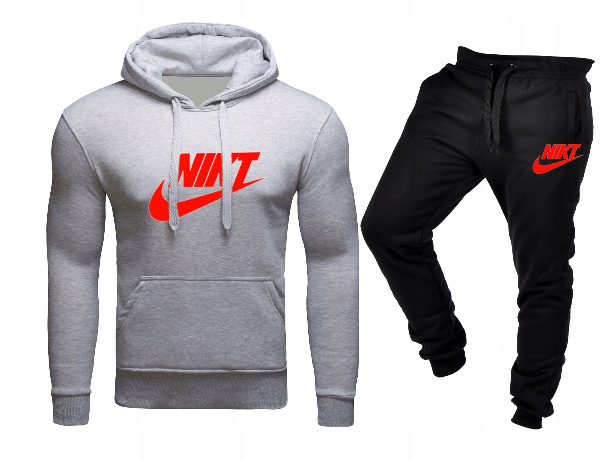 Pánská Teplákovka Tepláková Souprava Nikt Grey XXL