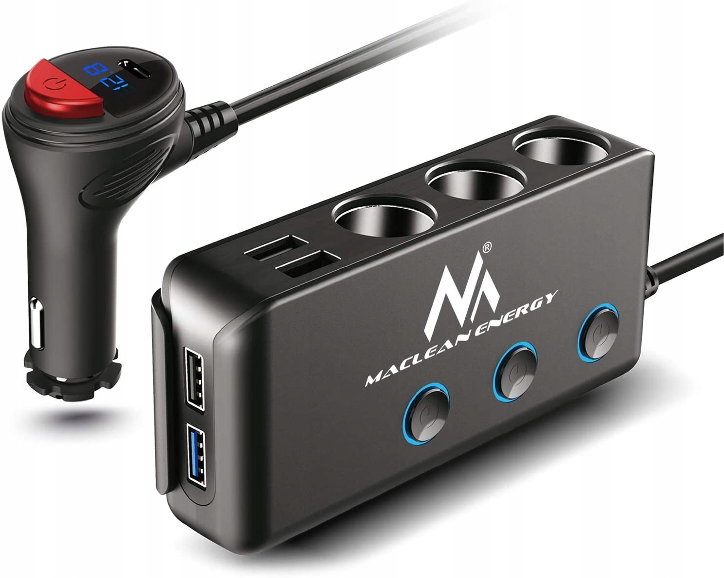 MCE218 Adapter do adowarki Samochodowej 4 y