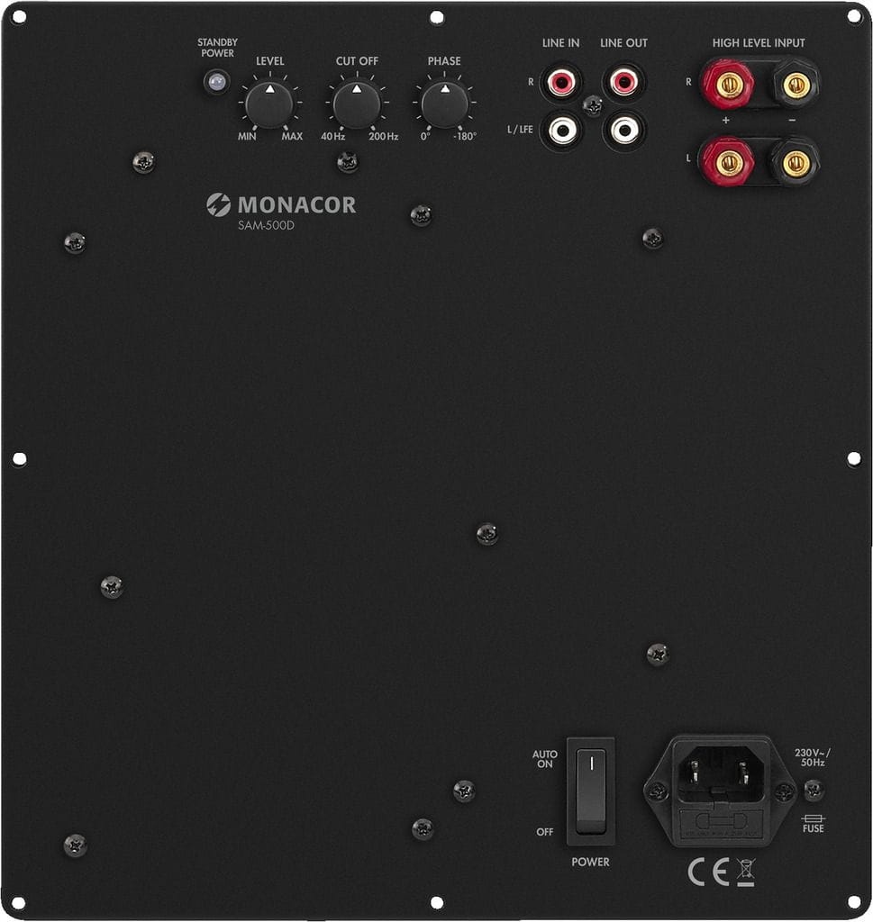 CYFROWY MODUŁ SUBWOOFERA MONACOR SAM-500D