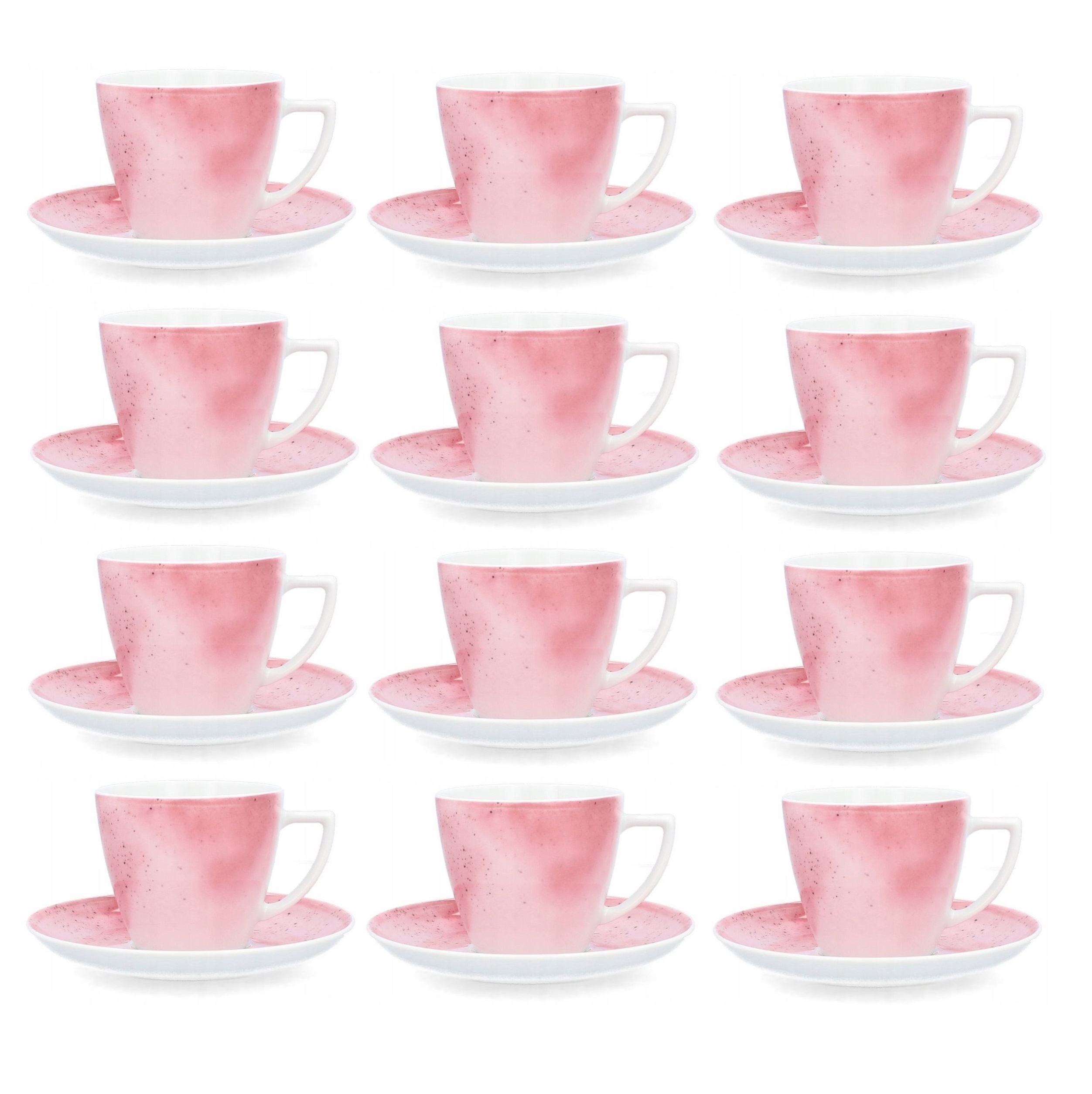 Lubiana Boss Galaktyka dek. 7560 Różowy 12 x Filiżanka 350 ML 12 x Spodek