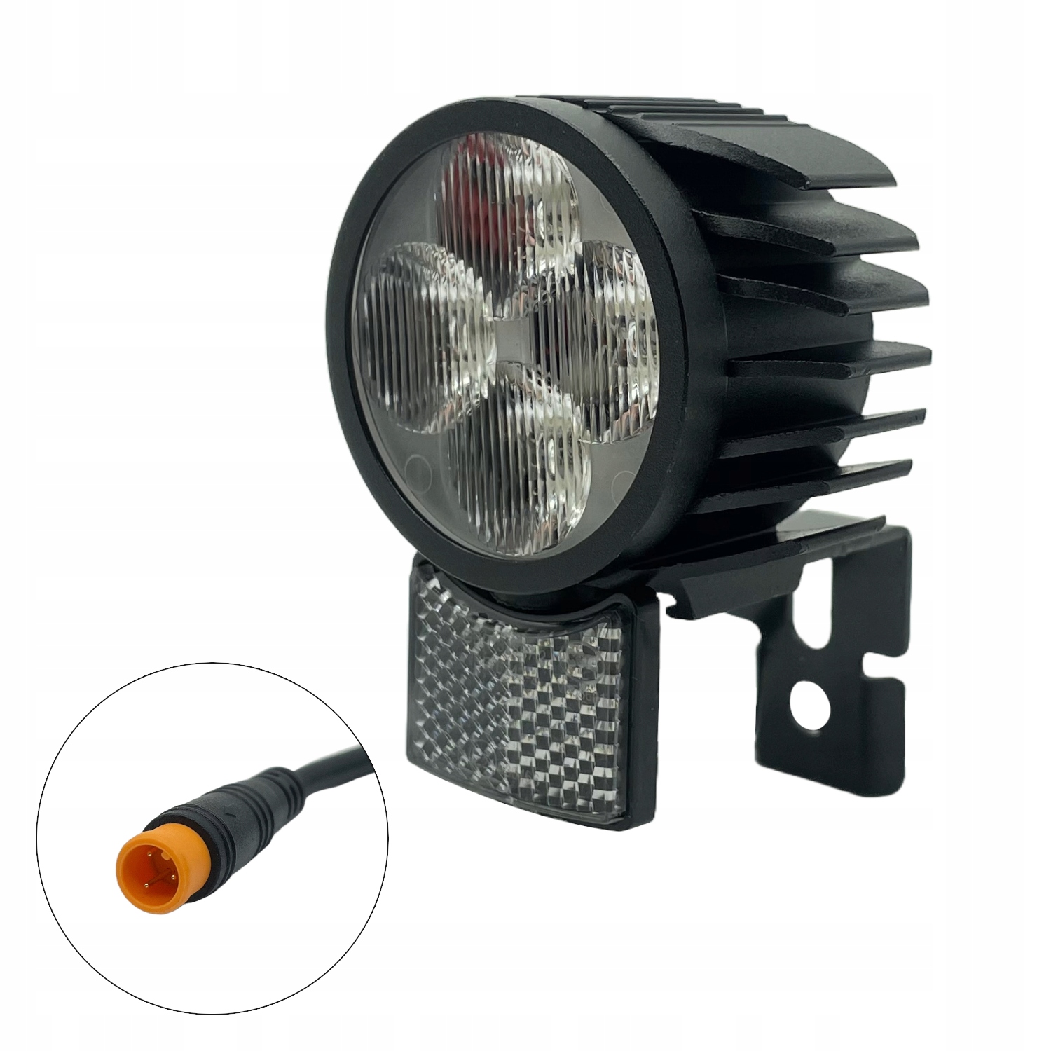 Přední Led lampa s klaksonem a odrazkou pro Kamikaze K1/ K1 Max/ K1 Plus