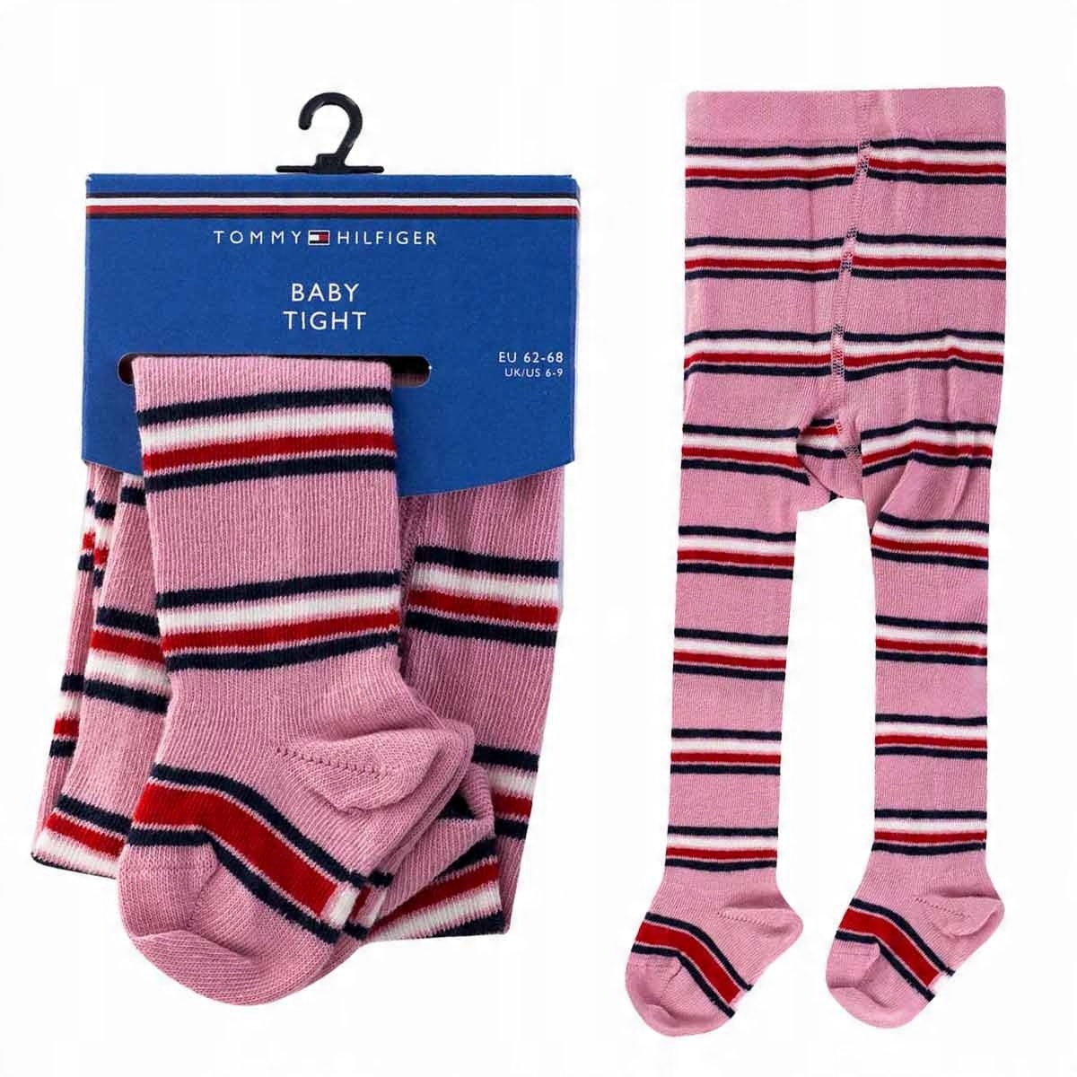 

Tommy Hilfiger Rajstopki Dziecięce Pink r.74-80