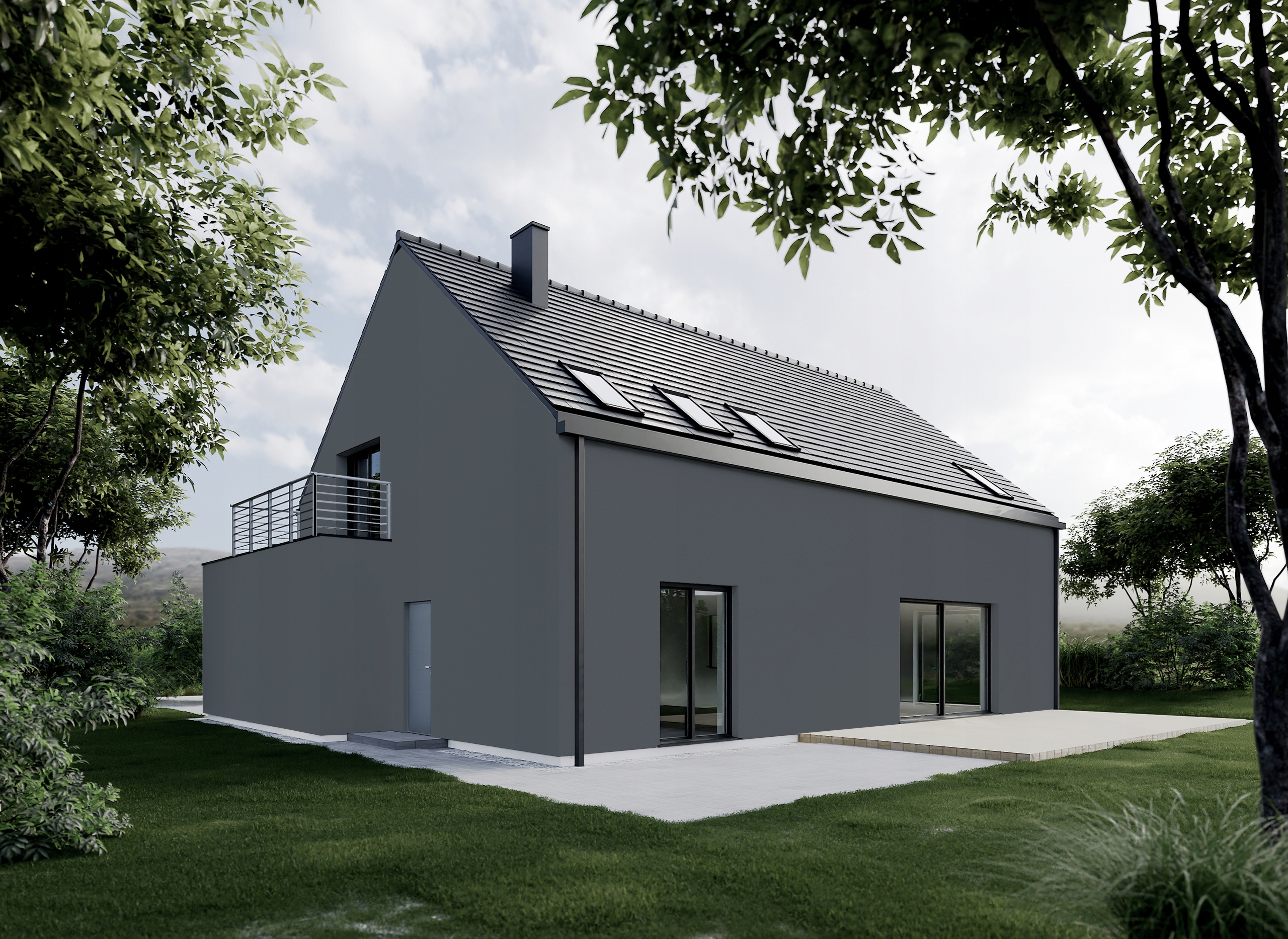 FARBA ELEWACYJNA SILIKONOWA SZARY GRAFITOWY SZARA GRAFITOWA GRAFIT 10L Rodzaj fasadowa ścienna