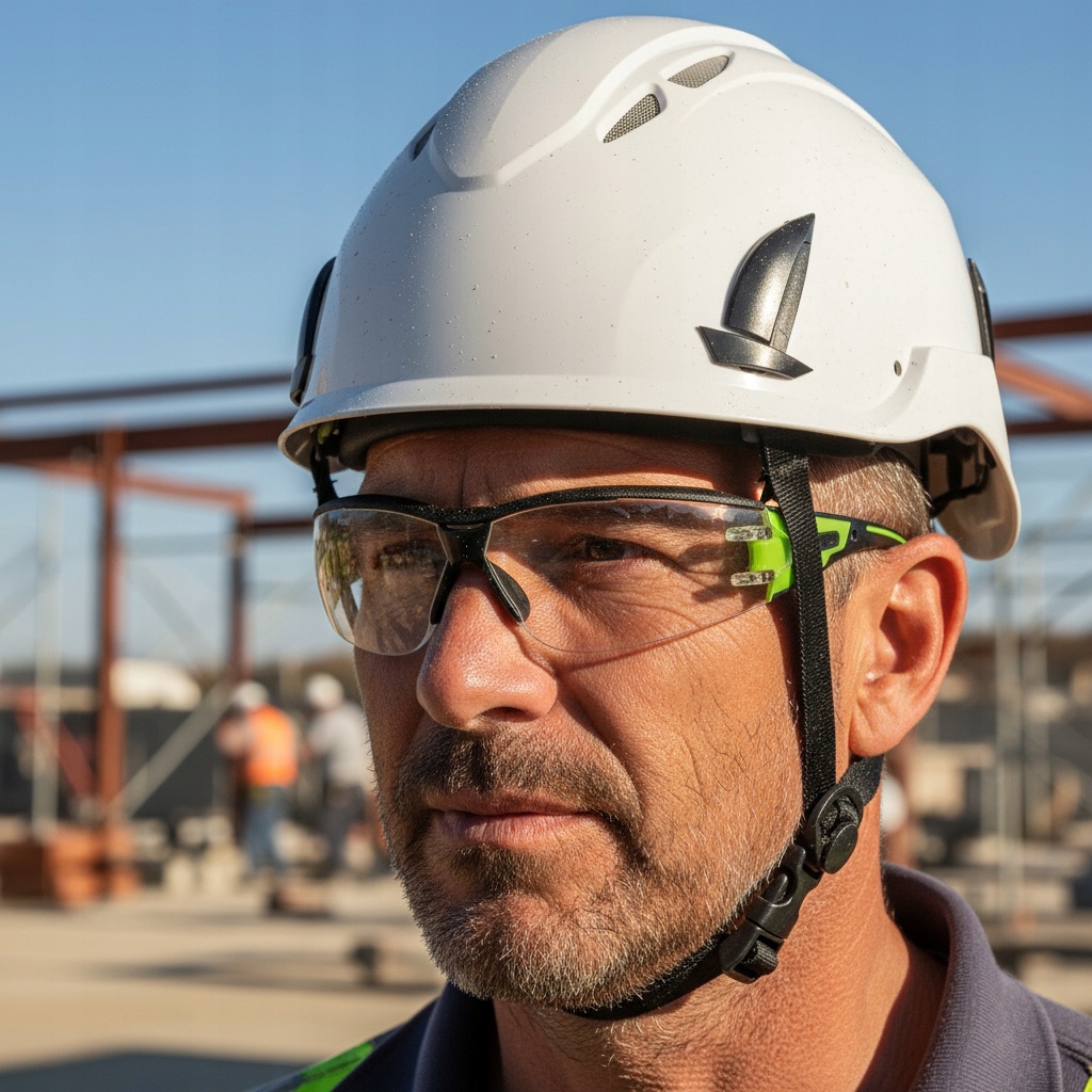 Horolezecká přilba pro práci ve výškách odvětrávaná Active Head HD6 Bílá