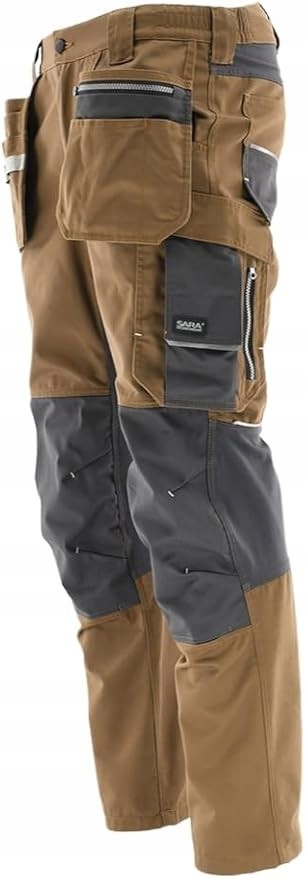 Spodnie MONTERSKIE Robocze Męskie STRETCH WYTRZYMAŁE MONTER DUŻO KIESZENI Model MONTER