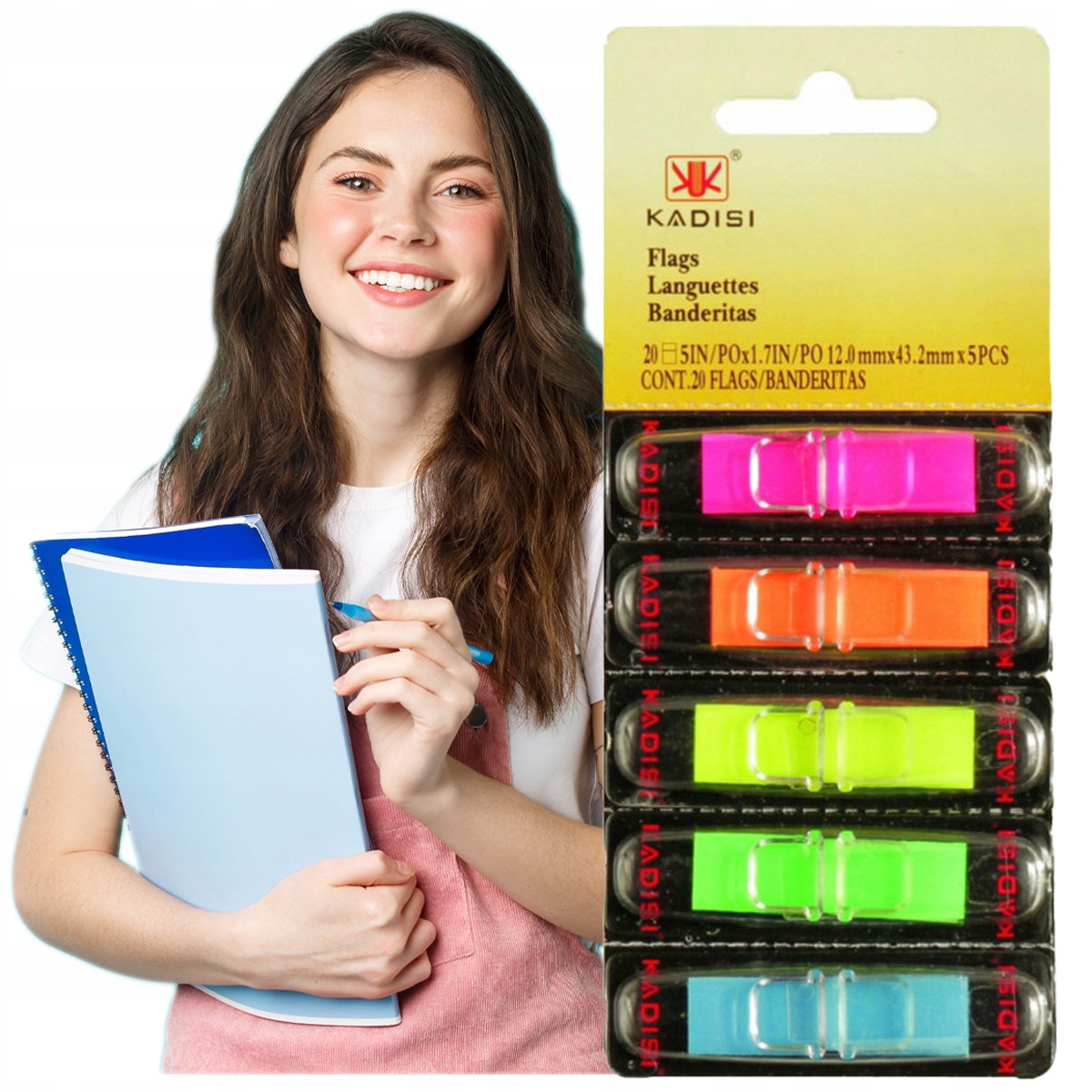 

Biurowe Znaczniki Samoprzylepne z Folii Wytrzymałe