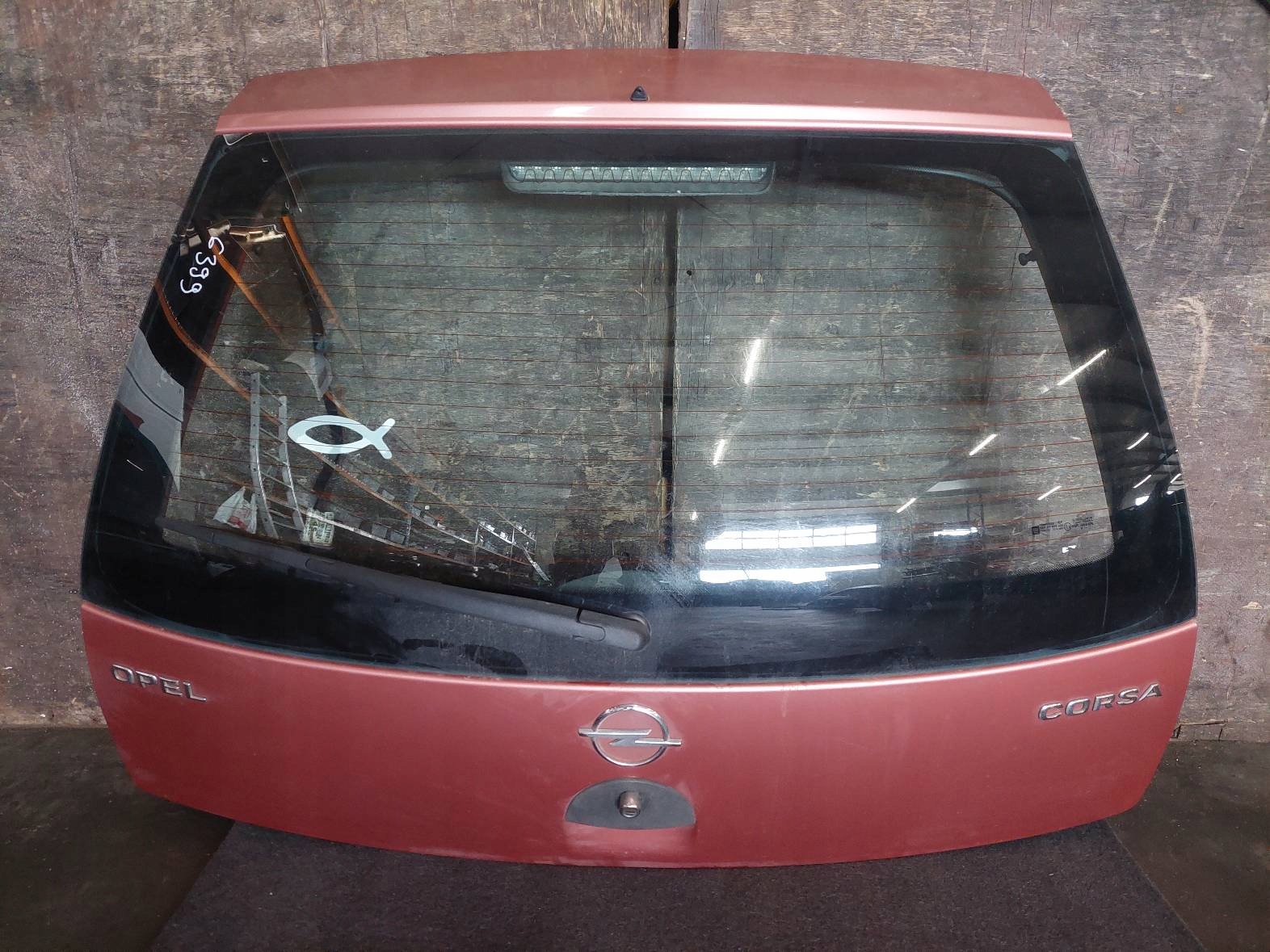 complete rear part trunk door bumper light OPEL CORSA C Z591
