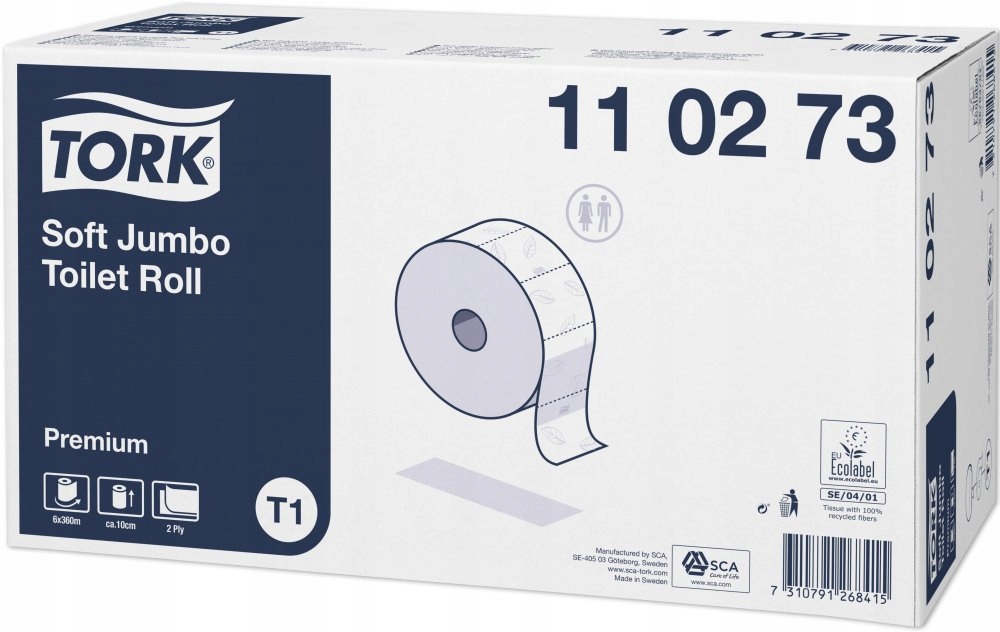 

Papier toaletowy Tork Jumbo 2-warstwowy 6 rolek