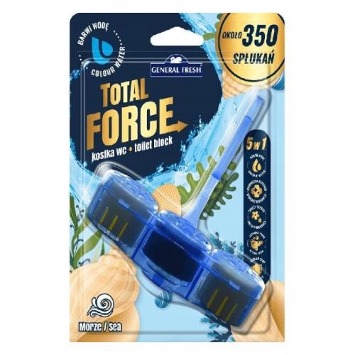 Levně 10X General Fresh Total Force Barvící přívěsek na Wc, mořský, 45 g
