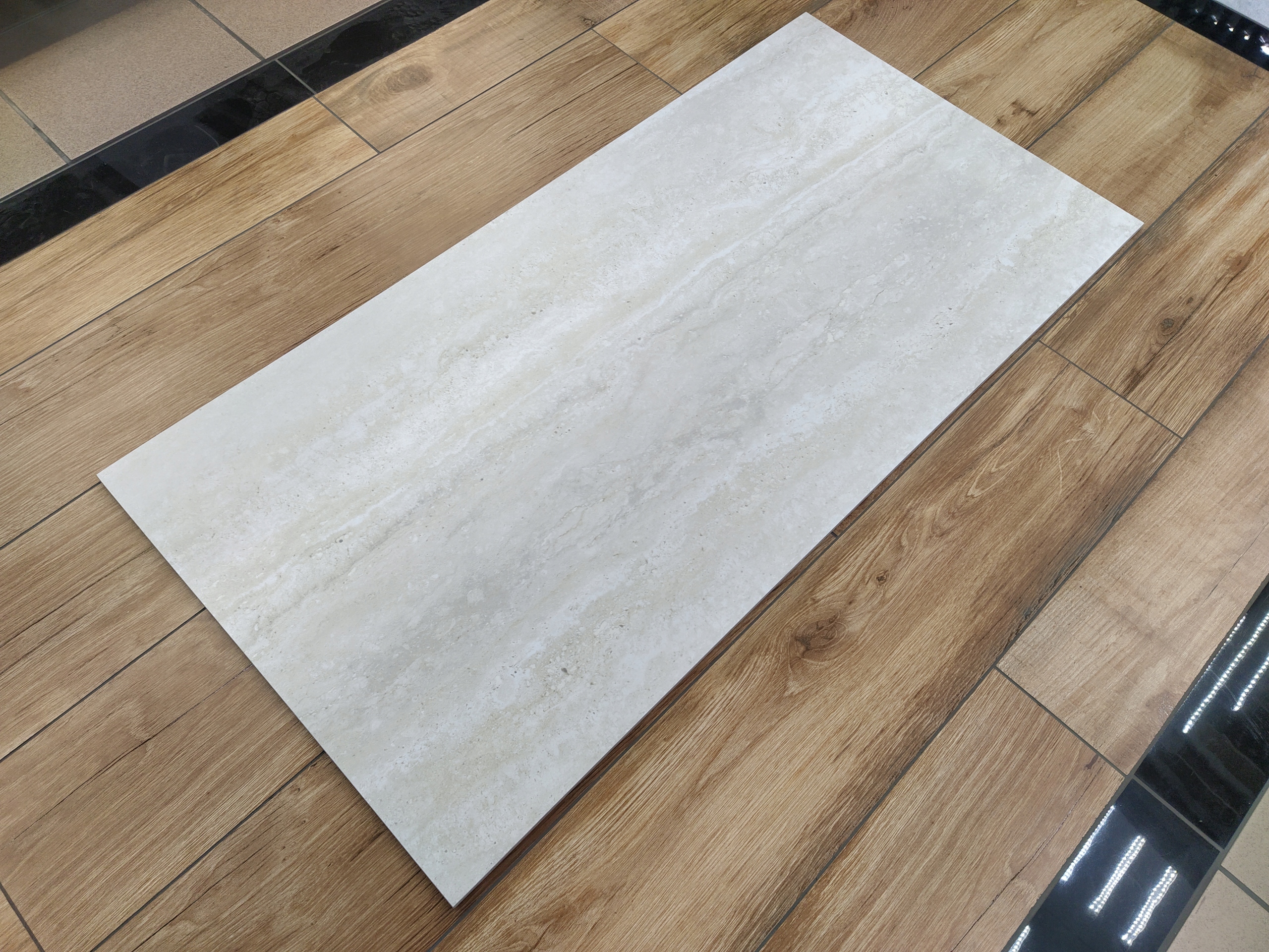 Gres trawertyn 120x60 mat rektyfikowany Długość 120 cm