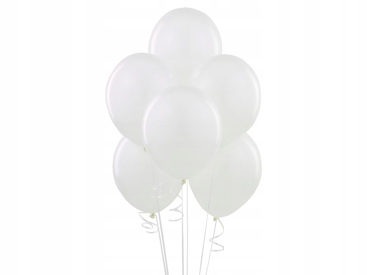 

Balony profesjonalne białe ślub wesele średnie 25x