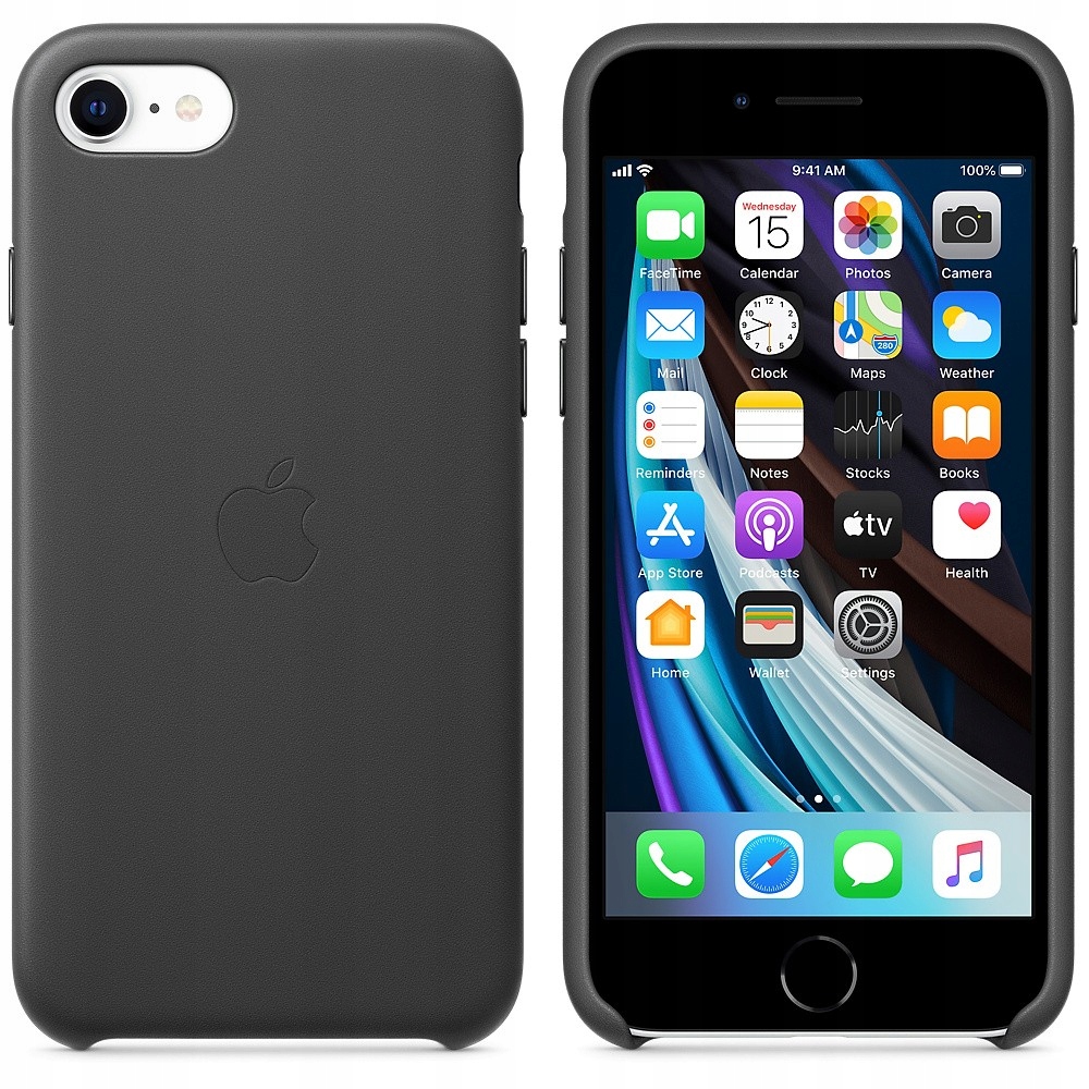 

iPhone Se Leather Case - Black
