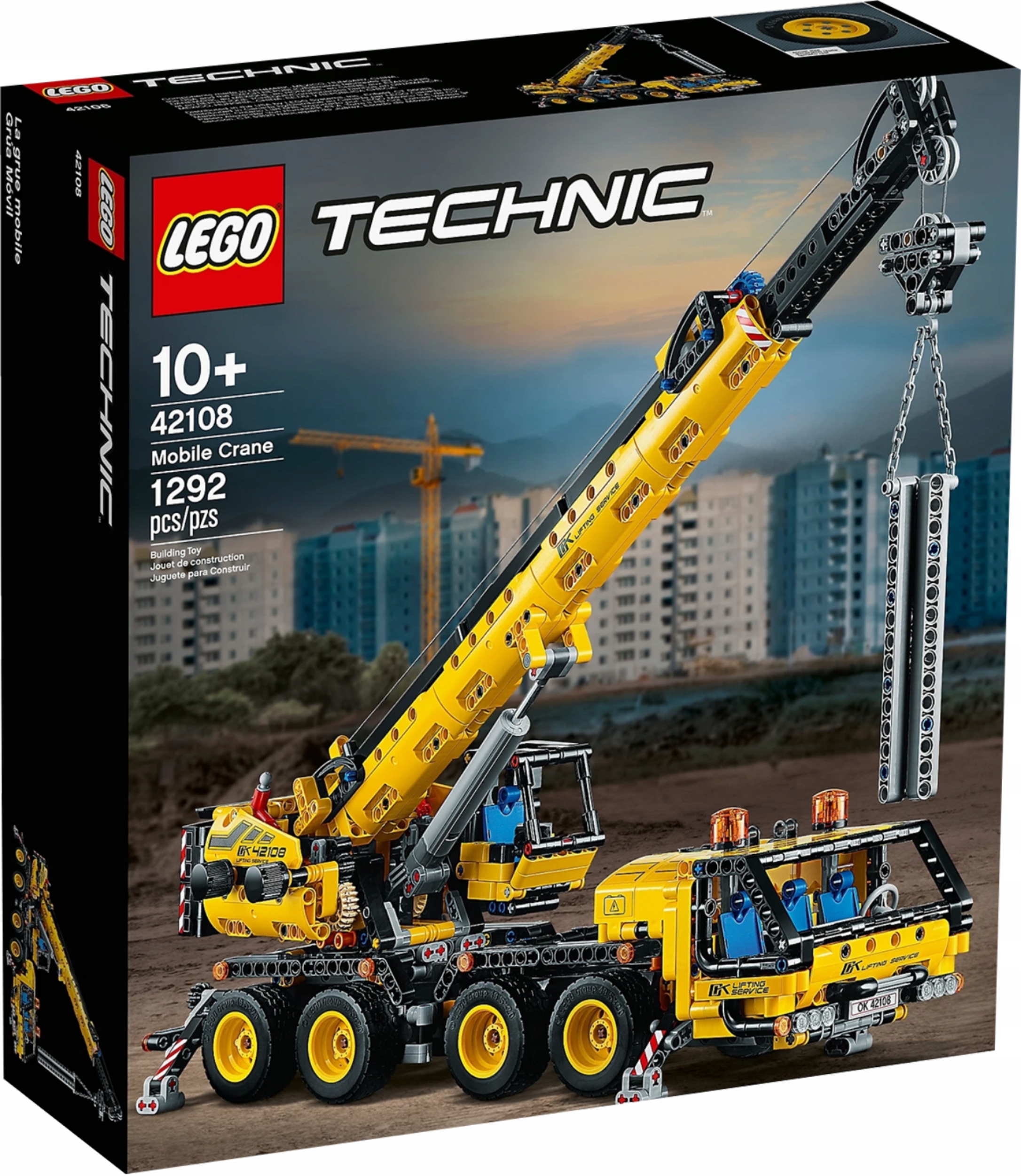 Lego Technic Żuraw Samochodowy Zestaw Klocków 42108