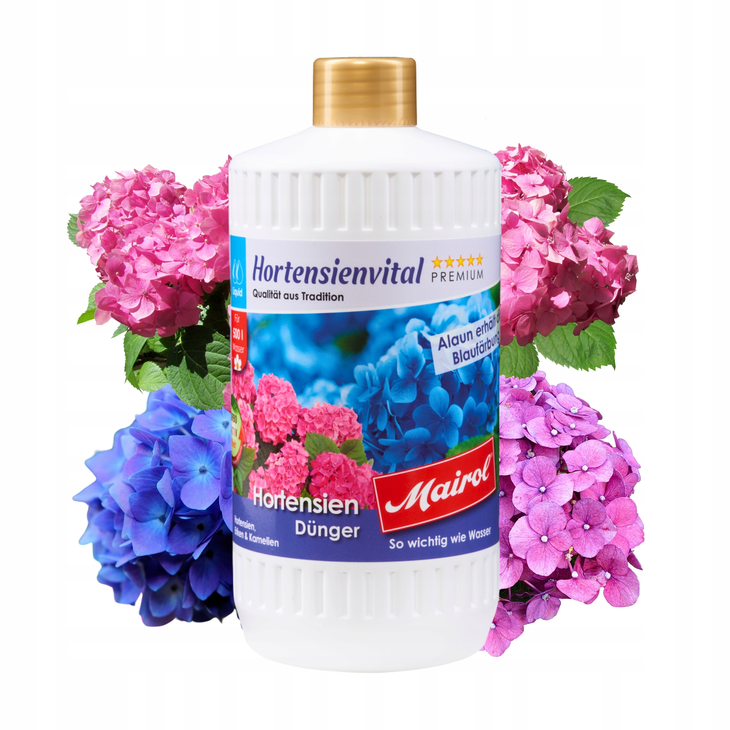 Hortensienvital 1L Mairol specjalistyczny nawóz premium do hortensji
