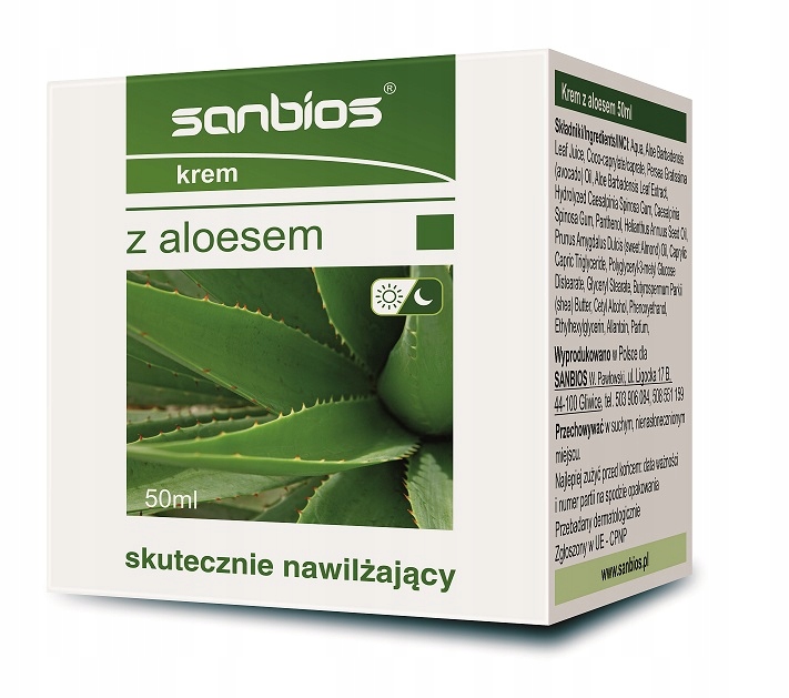 

Sanbios Krem Z Aloesem Nawilżający 50 ML