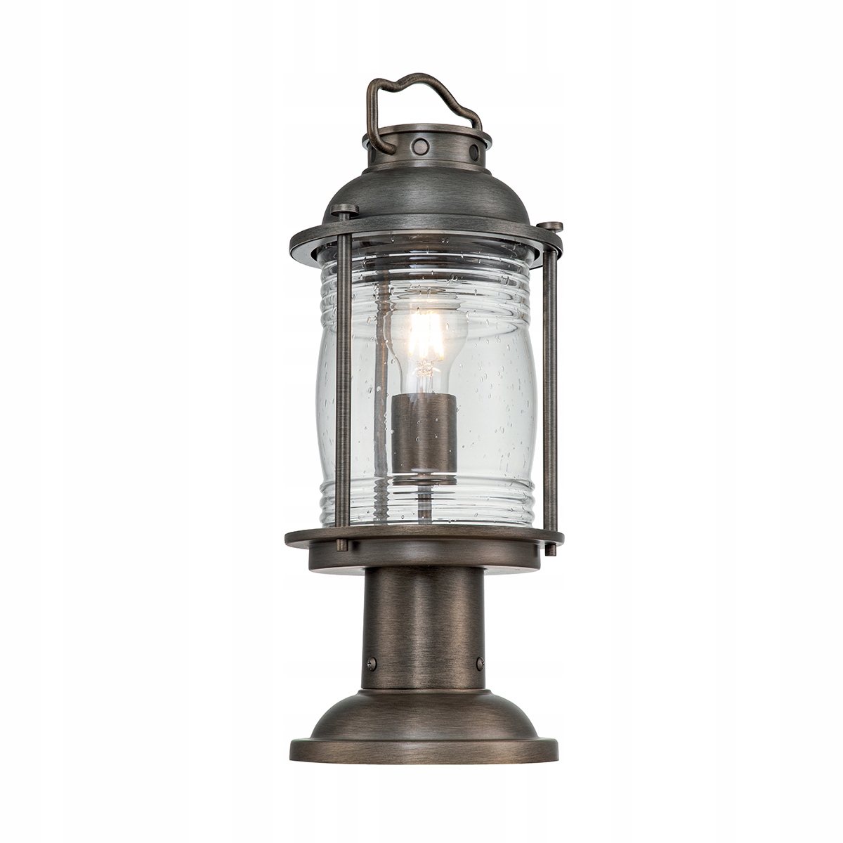 Stojací lampa venkovní podstavecová lampa oxidovaná hnědá 47 cm Kichler