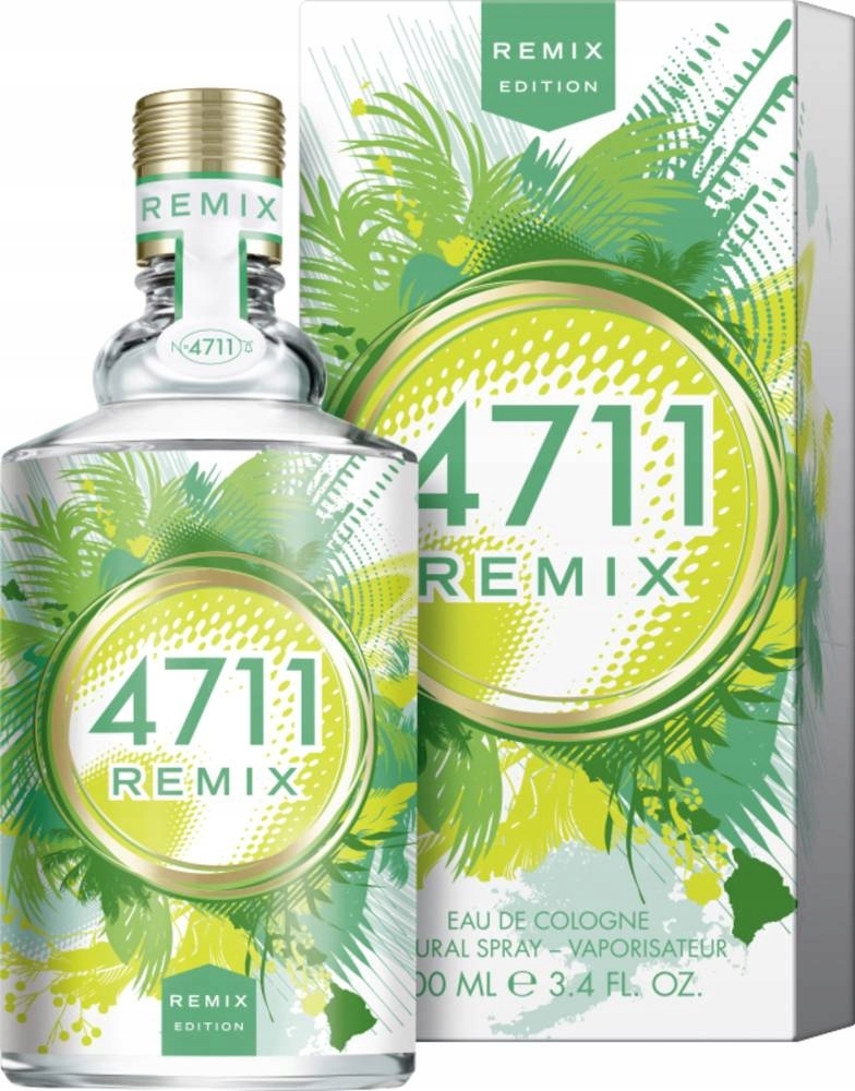 No 4711 Remix Green Oasis EdC 100 ml Kolínská voda Originální německá