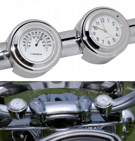 TERMOMETR CHROM MOTOCYKL MOTOR QUAD SKUTER ROWER Numer katalogowy części TERMOMETR