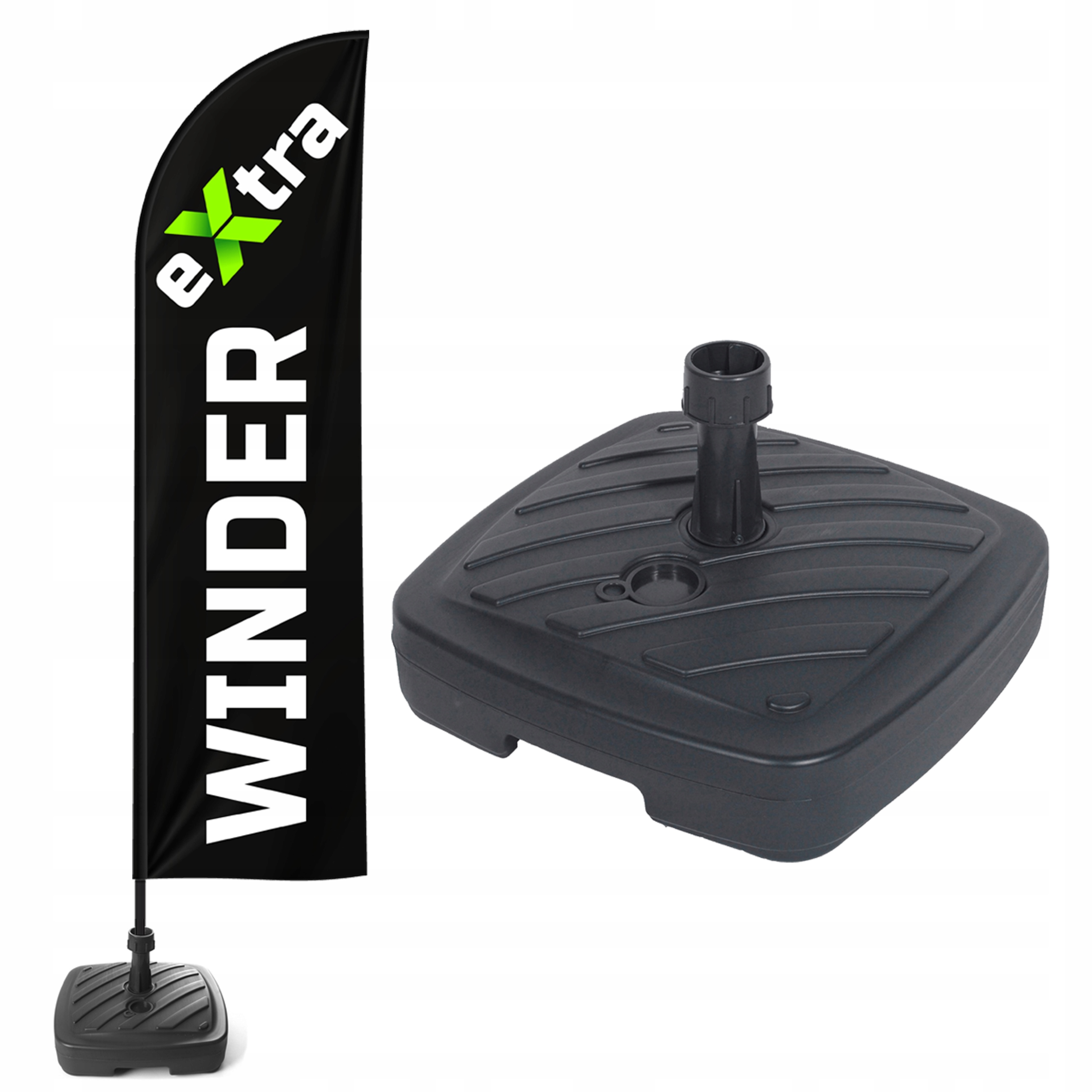 

Winder Beach flaga reklamowa 290 z podstawą wodną