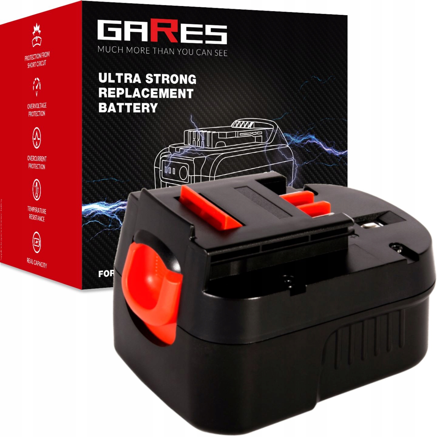 Baterie Akumulátor pro Black Decker EPC12CA HP126F2K EPC126BK 12V 1.5Ah