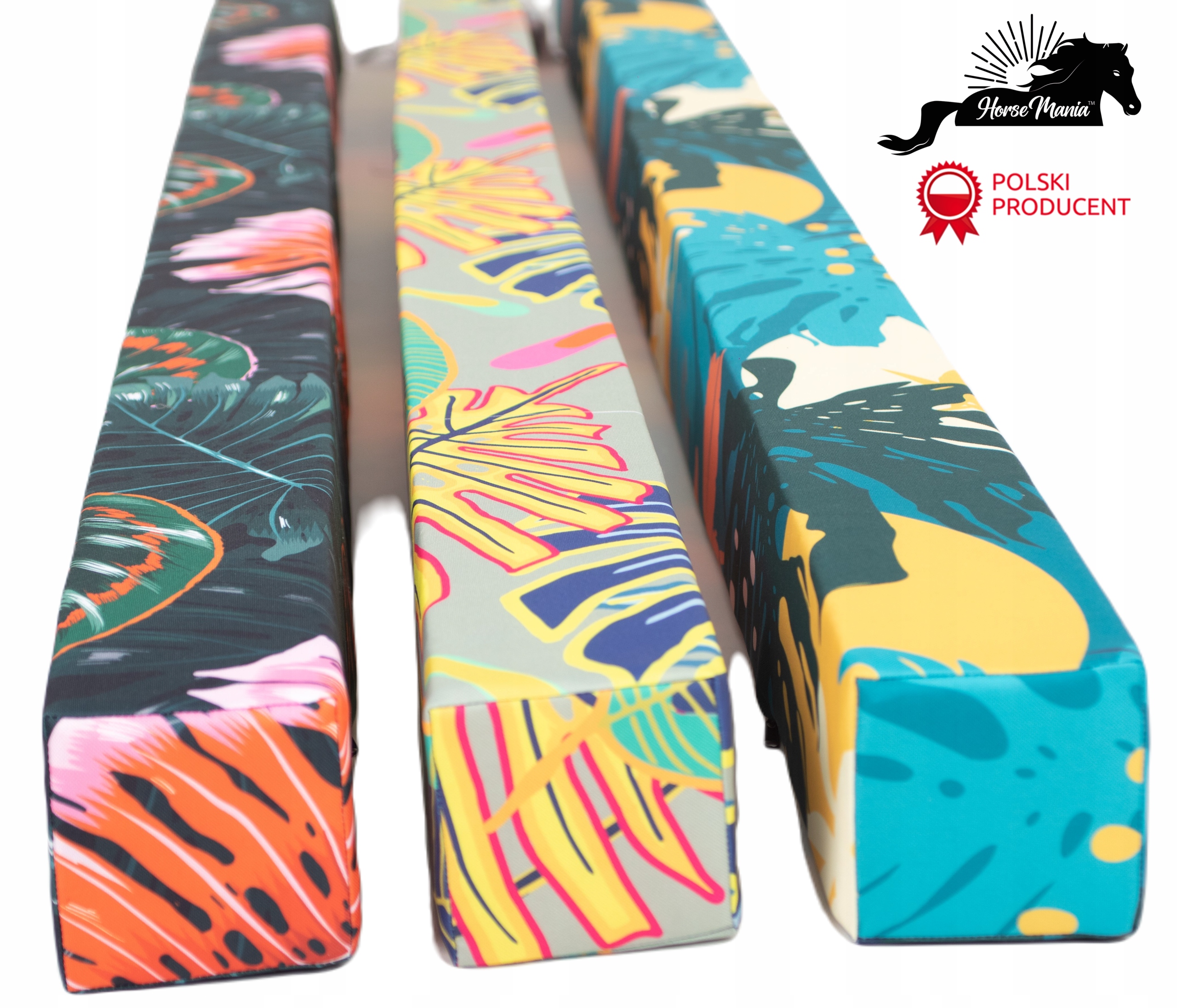 HorseMania – pěnová tyč, bezpečná překážka pro koně 2,2 m 10 x 10 cm