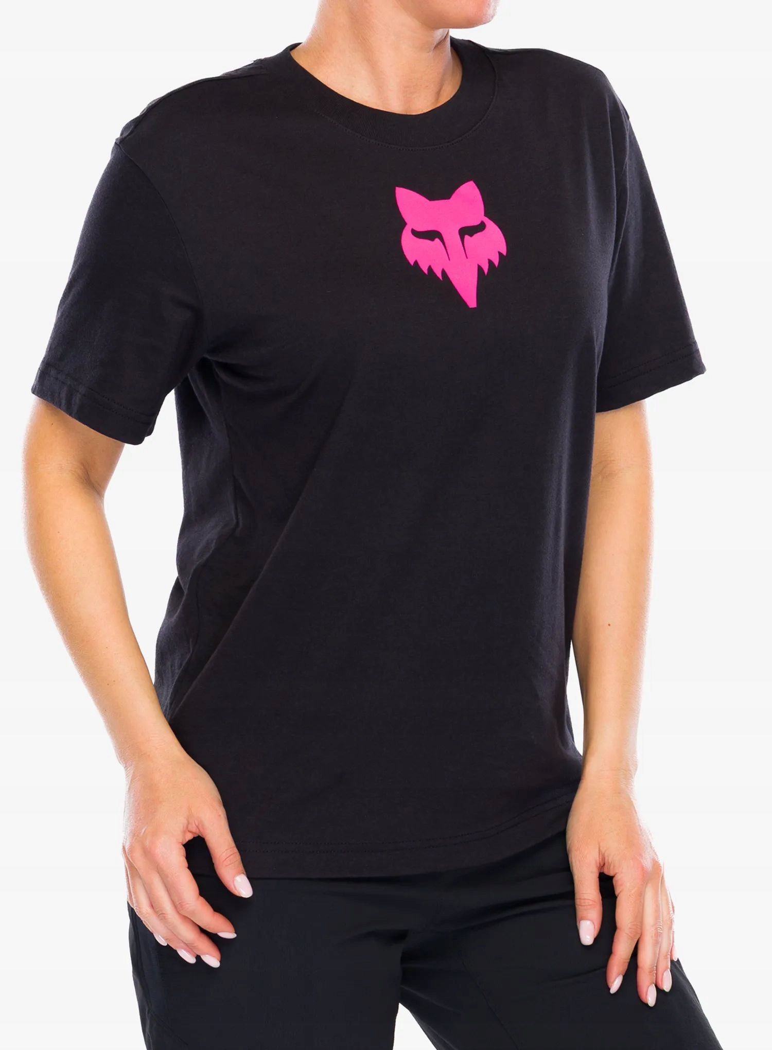Dámské tričko Fox Head Basic Tee černá/pink L