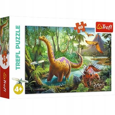 

Wędrówka dinozaurów Puzzle Trefl 60 elementów