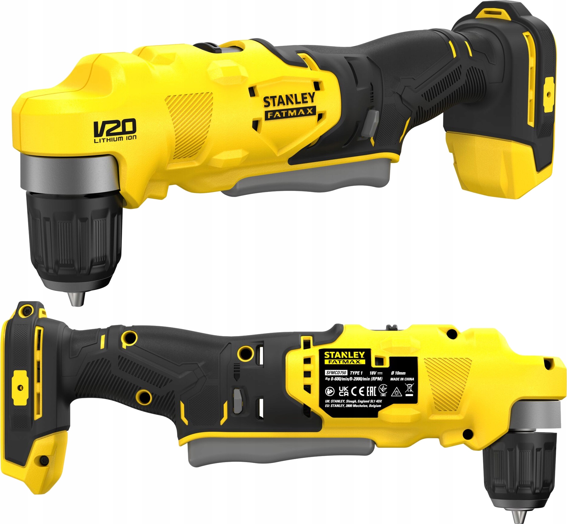 Stanley Wkrętarka Kątowa V20 SFMCD750B SFMCD750B-XJ