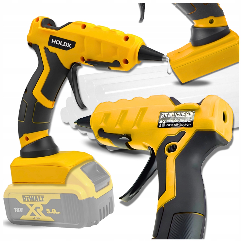 Teplovzdušná Pistole Na Lepidlo Pro Baterie Dewalt 18V Lepidlo Bonus