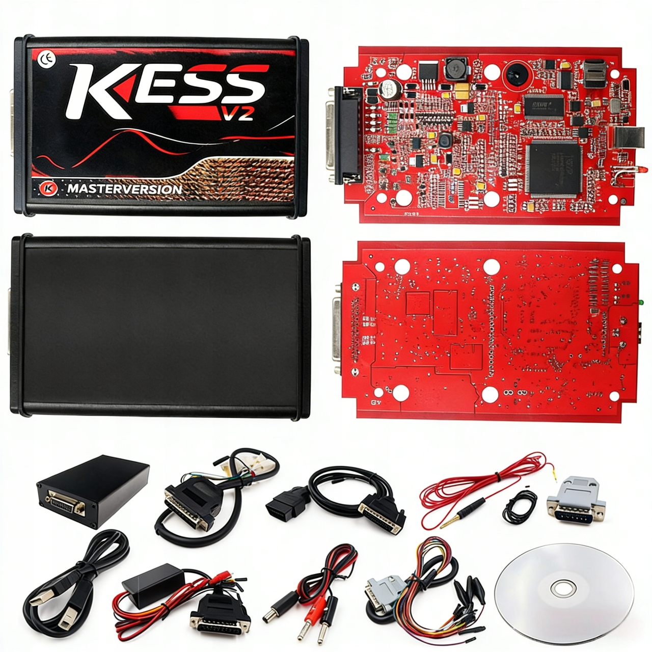 Programátor Rozhraní Kess V2.80 Ecu 5.017 Červený Ue 3Ccc