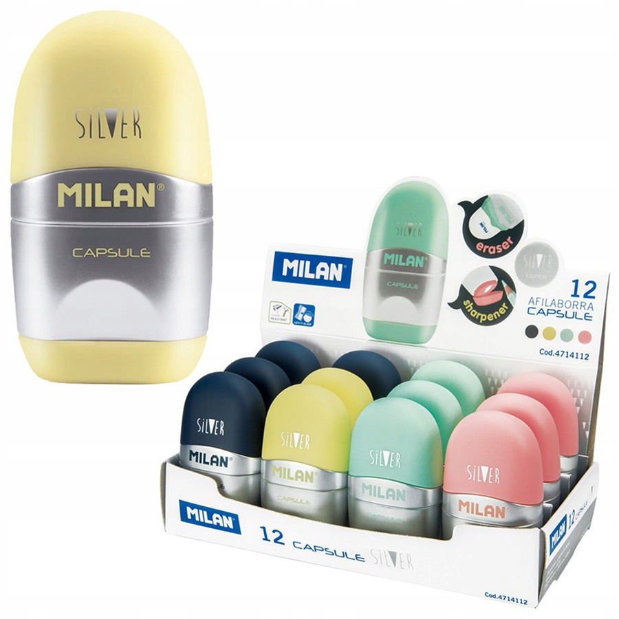 TEMPERÓWKO-GUMKA CAPSULA SILVER 4714112 (12) 0499