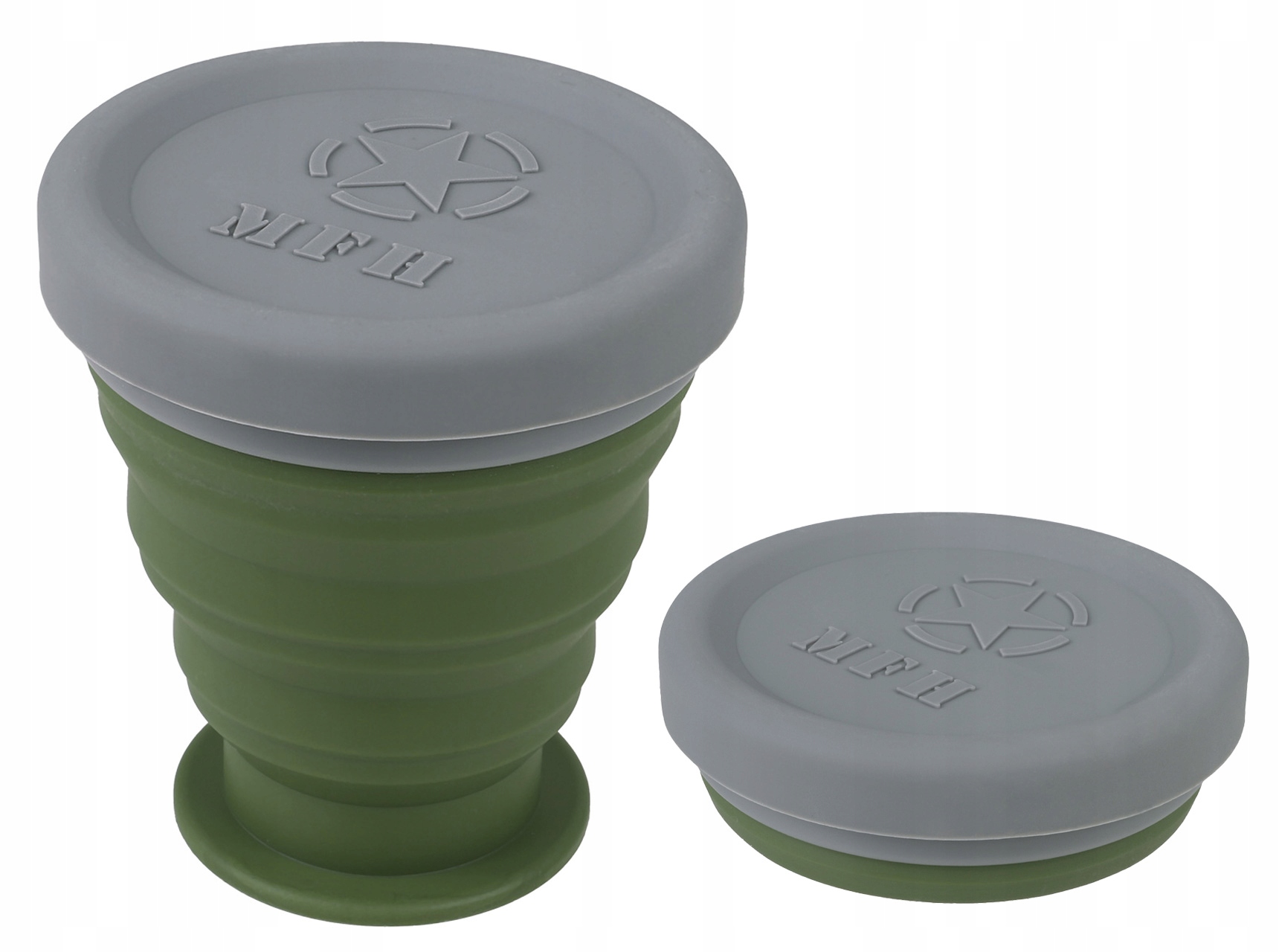 SILIKONOWY SKŁADANY KUBEK TURYSTYCZNY MFH 200 ml