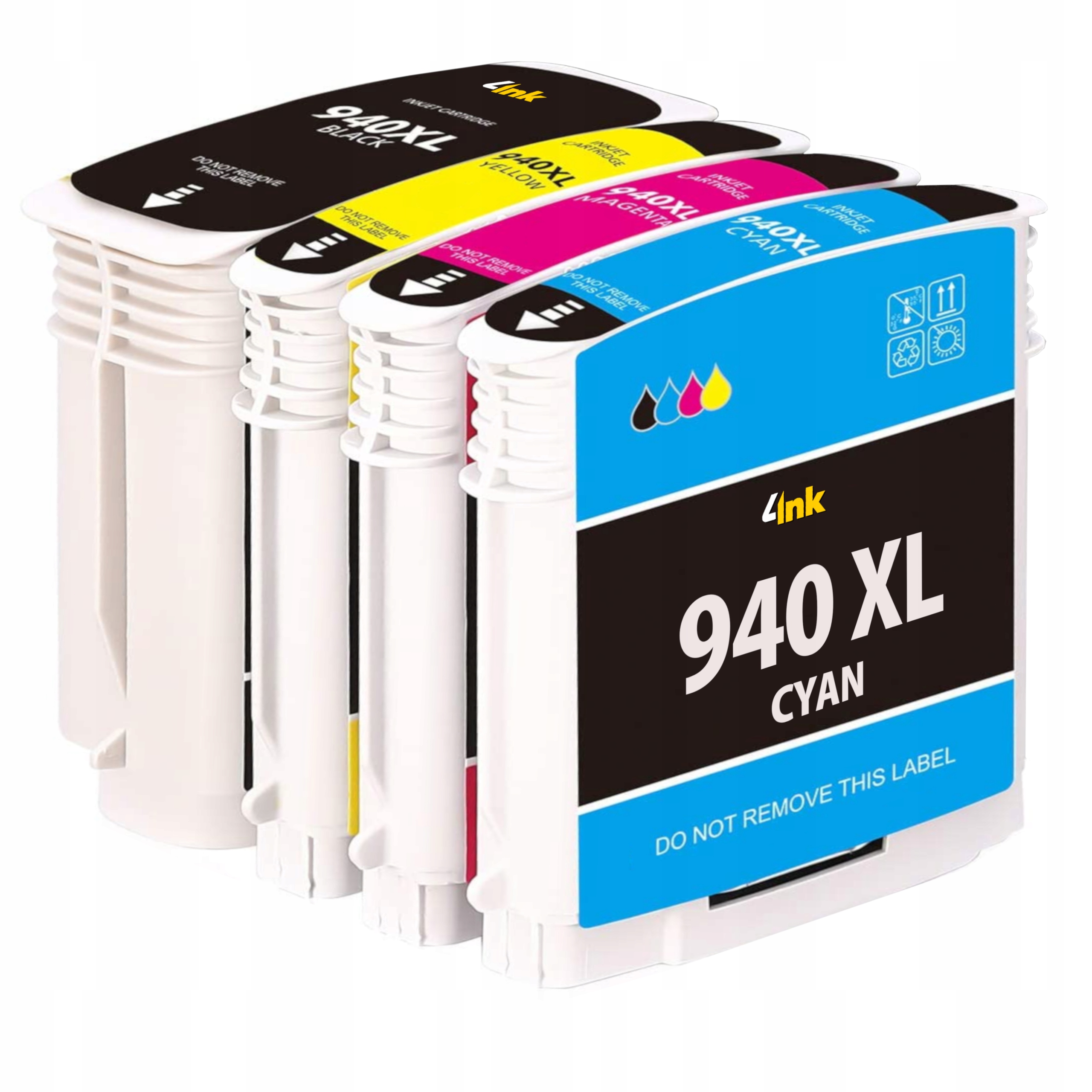 

4x Tusz Do Hp 940 XL Officejet Pro 8000 8500 8500A