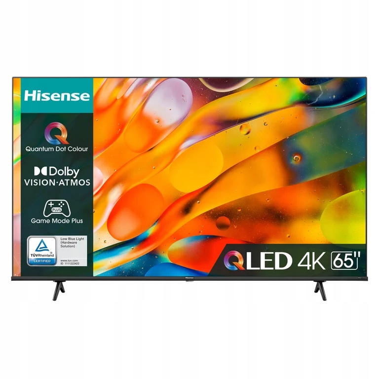 Telewizor QLED Hisense 65E7KQ 65" 4K UHD czarny Model 65E7KQ