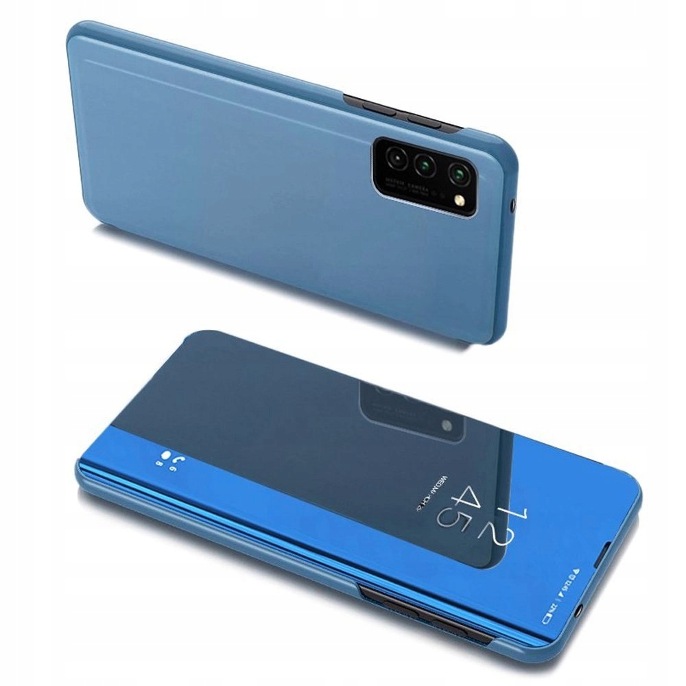 Clear View Case futerał etui z klapką do Samsung Galaxy A03s (166,5) niebie