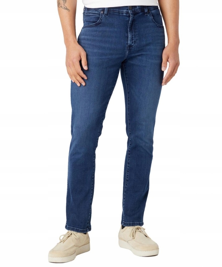 Wrangler Larston Slim Free to Stretch 112341425 W18SMN396 Apollo W32 L34