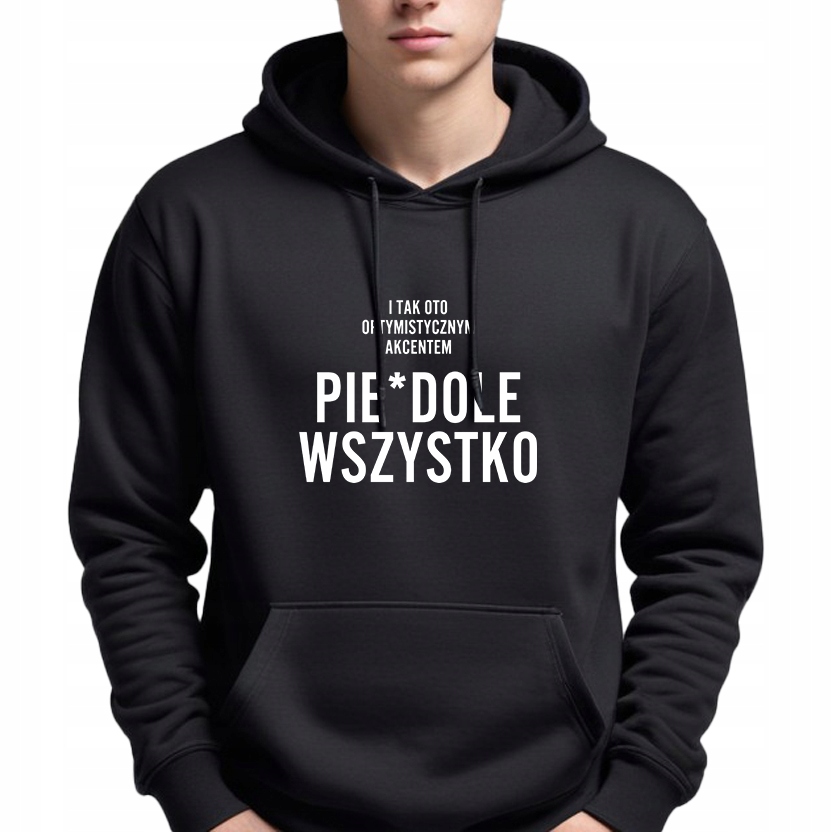 Mikina S Kapucí Pánská Černá Dárek Zábavná Do Práce Dole Vše S