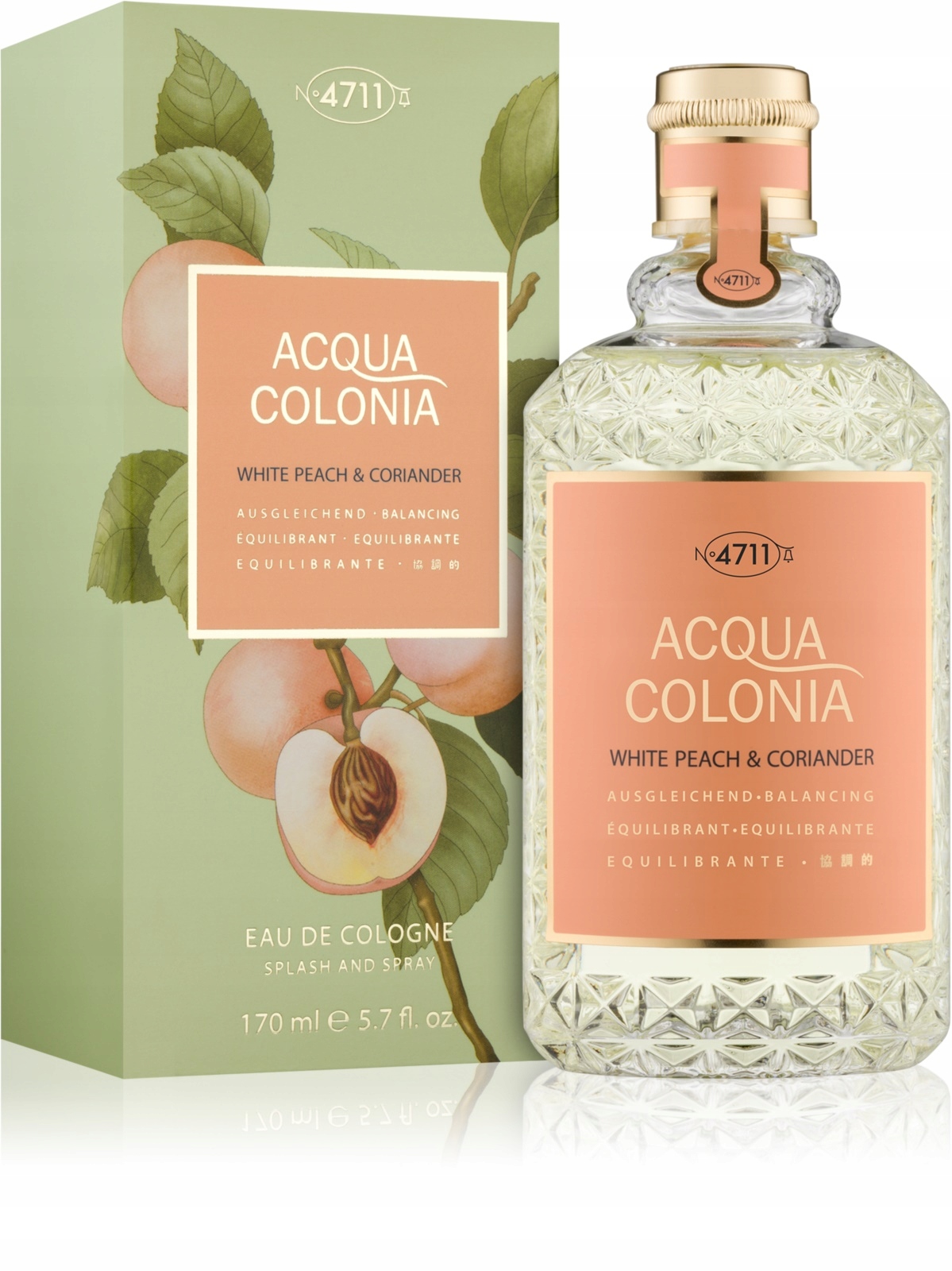 4711 Acqua Colonia Bílá Broskev Koriandr Edc 170ML