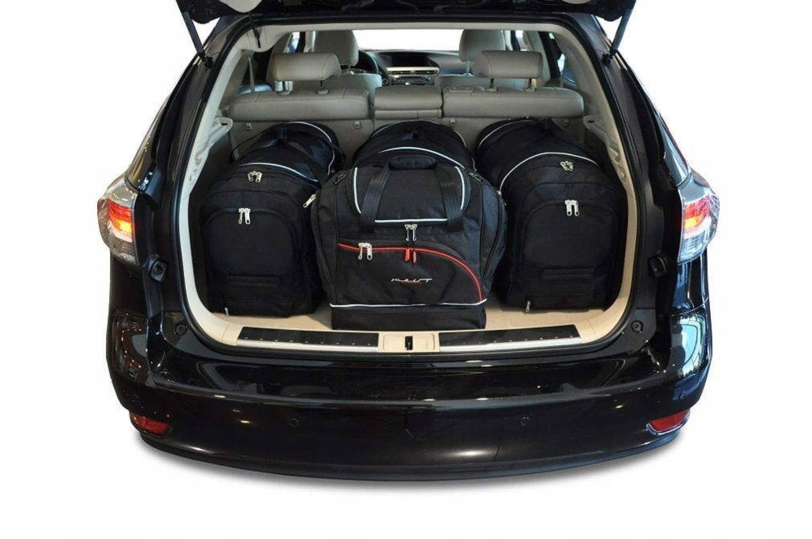 J&j Automotive Sada 4ks cestovných tašiek Sport pre Lexus Rx 2009-2015