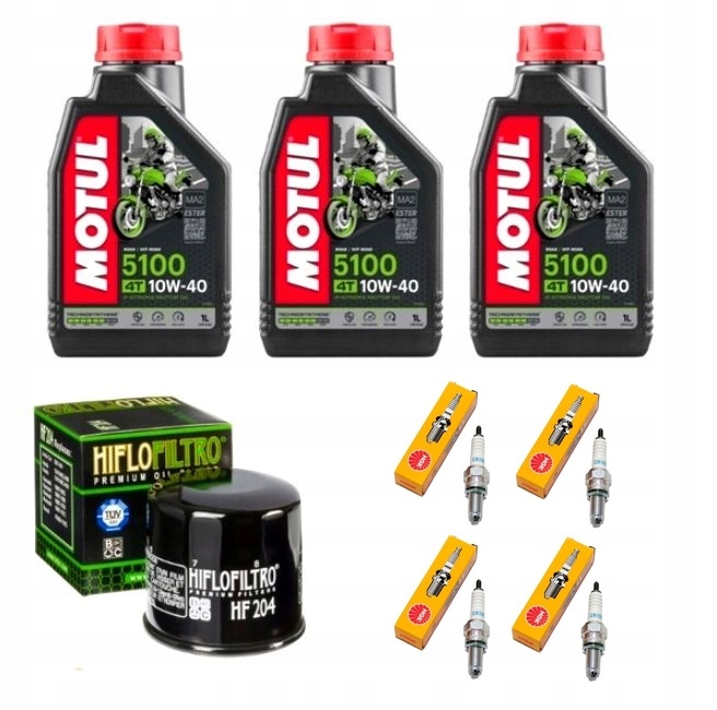 CR10EK - YAMAHA YZF-R6 06-19 масло MOTUL масляний фільтр свічки