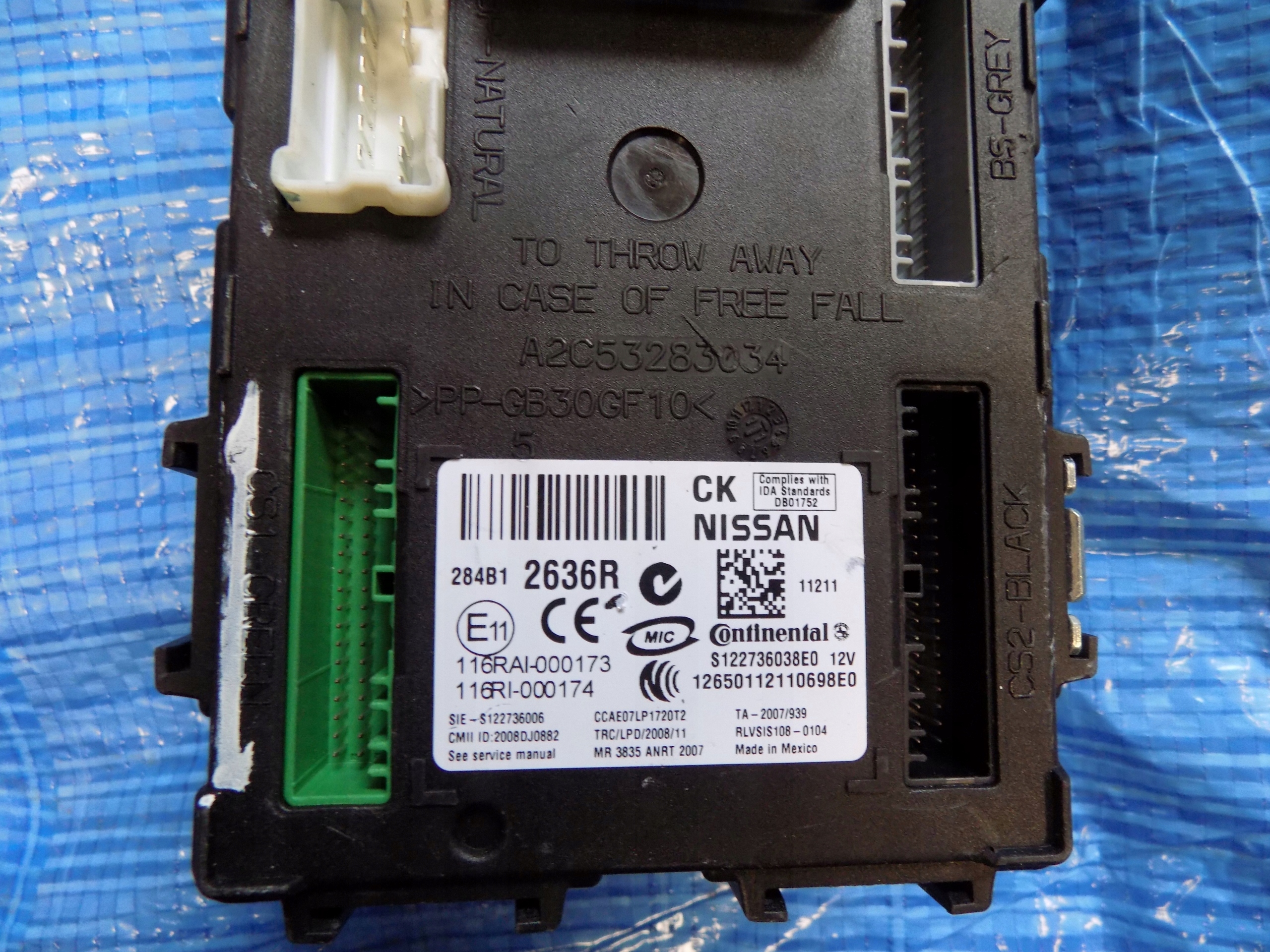 module control unit BSI KOLEOS 2,0 DCI