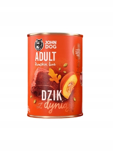 5x John Dog Dýně Adult Zvěřina 400g