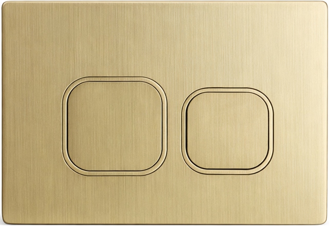 Splachovacie tlačidlo Clar7 zlaté pre Wc rošt Geberit Duofix Sigma UP320 720