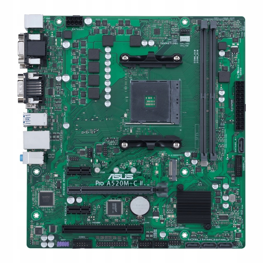 Asus Pro A520M-C II/ Csm/ AM4/ mATX 90MB18F0-M0EAYC